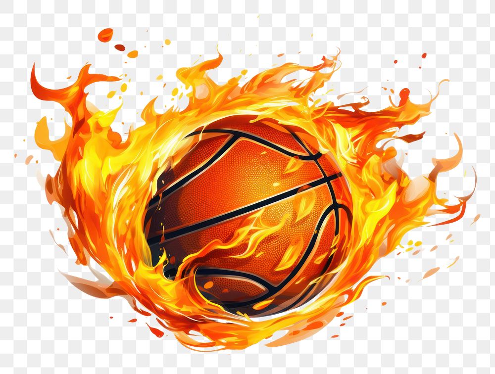 PNG Basketball fire competition activity.