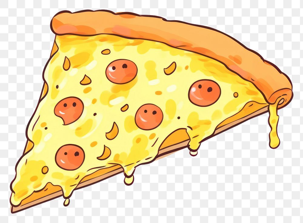 PNG Pizza slice cartoon food zwiebelkuchen.