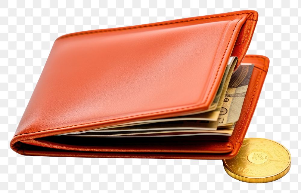 PNG Empty wallet money white background accessories.