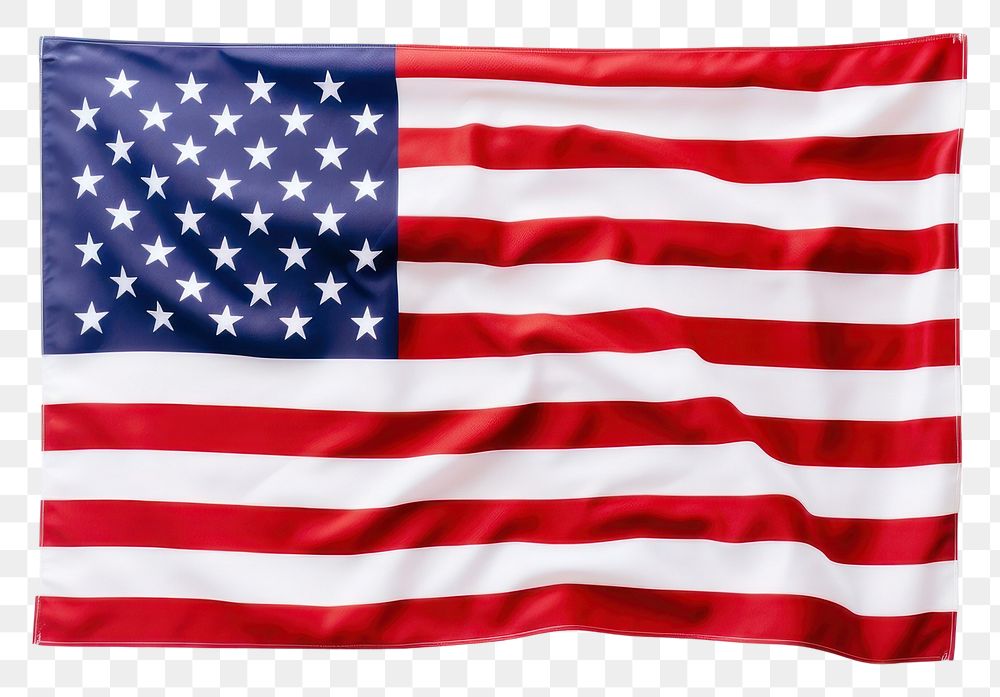 PNG  Flag of the United States of America flag white white background. AI generated Image by rawpixel.
