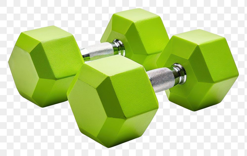 PNG Green classic dumbbells sports green gym. AI generated Image by rawpixel.