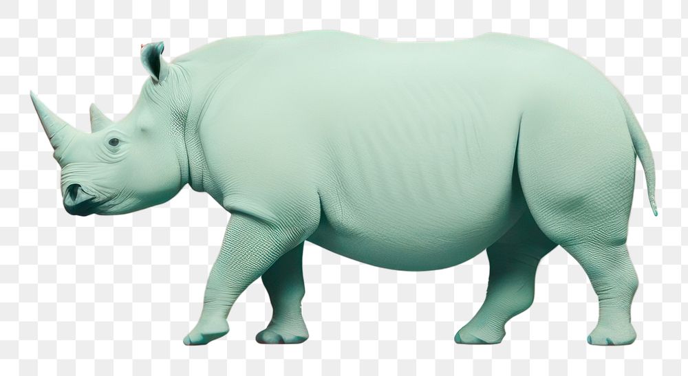 PNG  Rhino wildlife animal mammal.