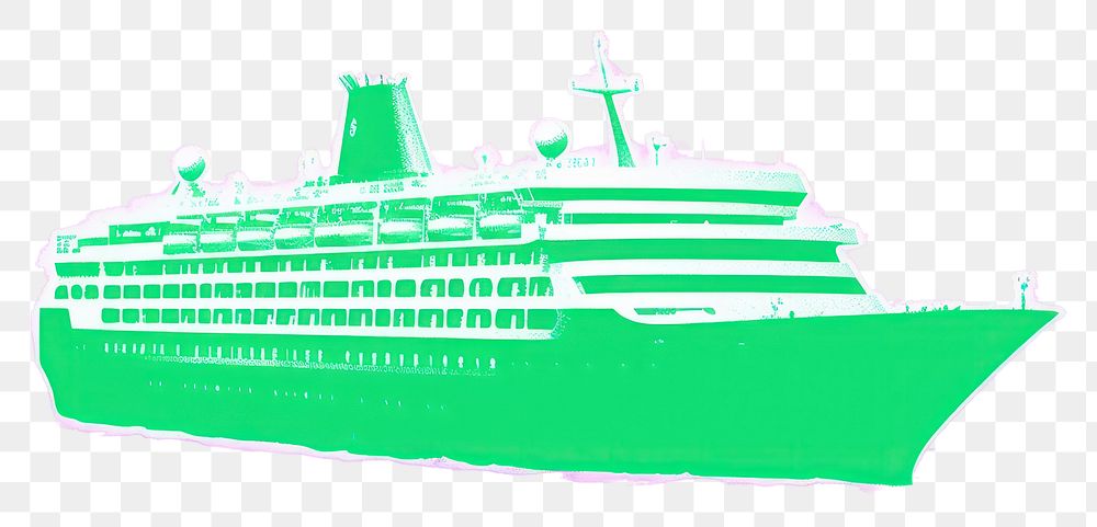 PNG  Cruise ship vehicle boat transportation.