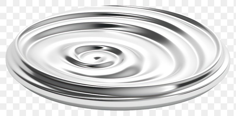 PNG Circle Chrome material white background concentric labyrinth.