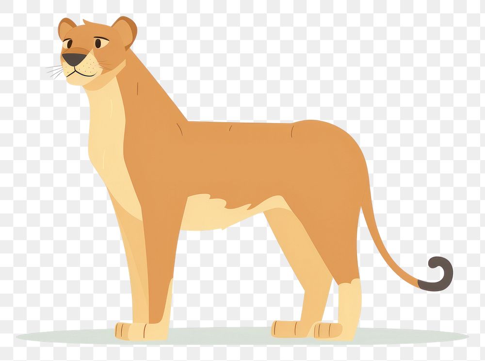 PNG Safari lioness wildlife mammal animal.