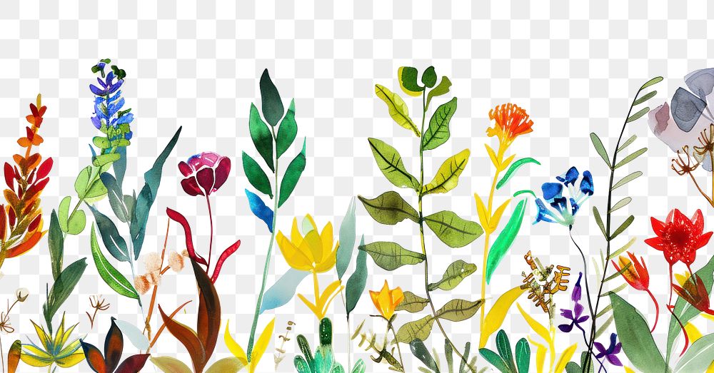 PNG Botanical backgrounds outdoors pattern.