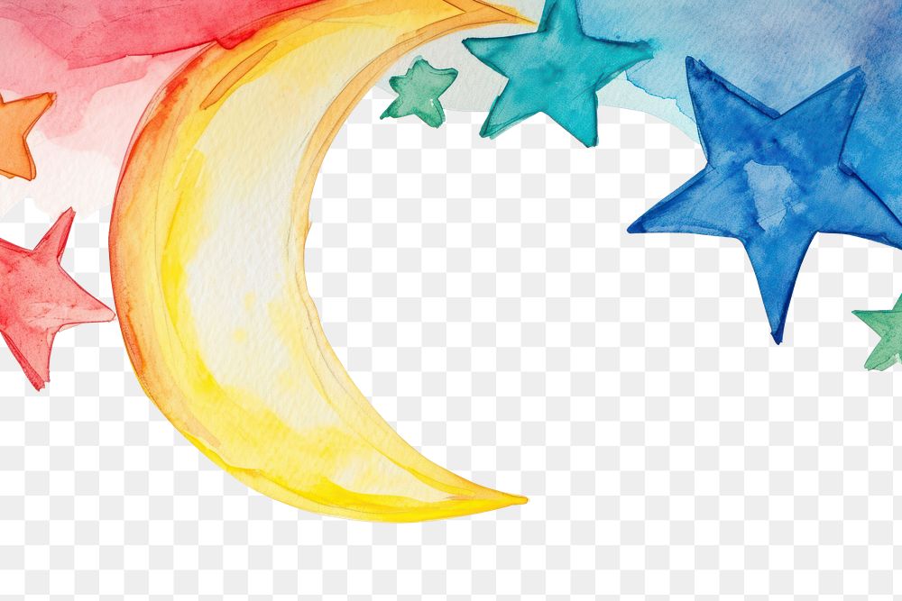 PNG Moon and stars backgrounds creativity astronomy.
