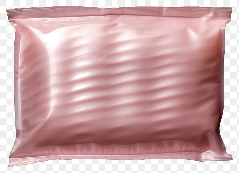 PNG Pink plastic bag black background crumpled wrinkled. AI generated Image by rawpixel.