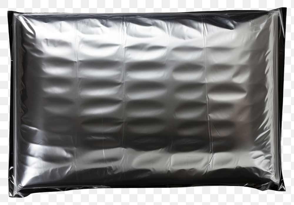 PNG Plastic wrap foil black background aluminium. AI generated Image by rawpixel.