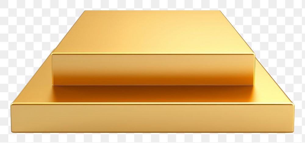 PNG Icon podium gold material white background simplicity rectangle.