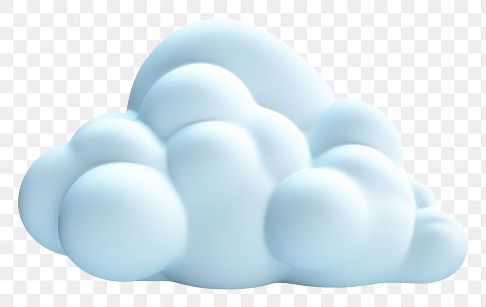 PNG A cloud white white background fluffy