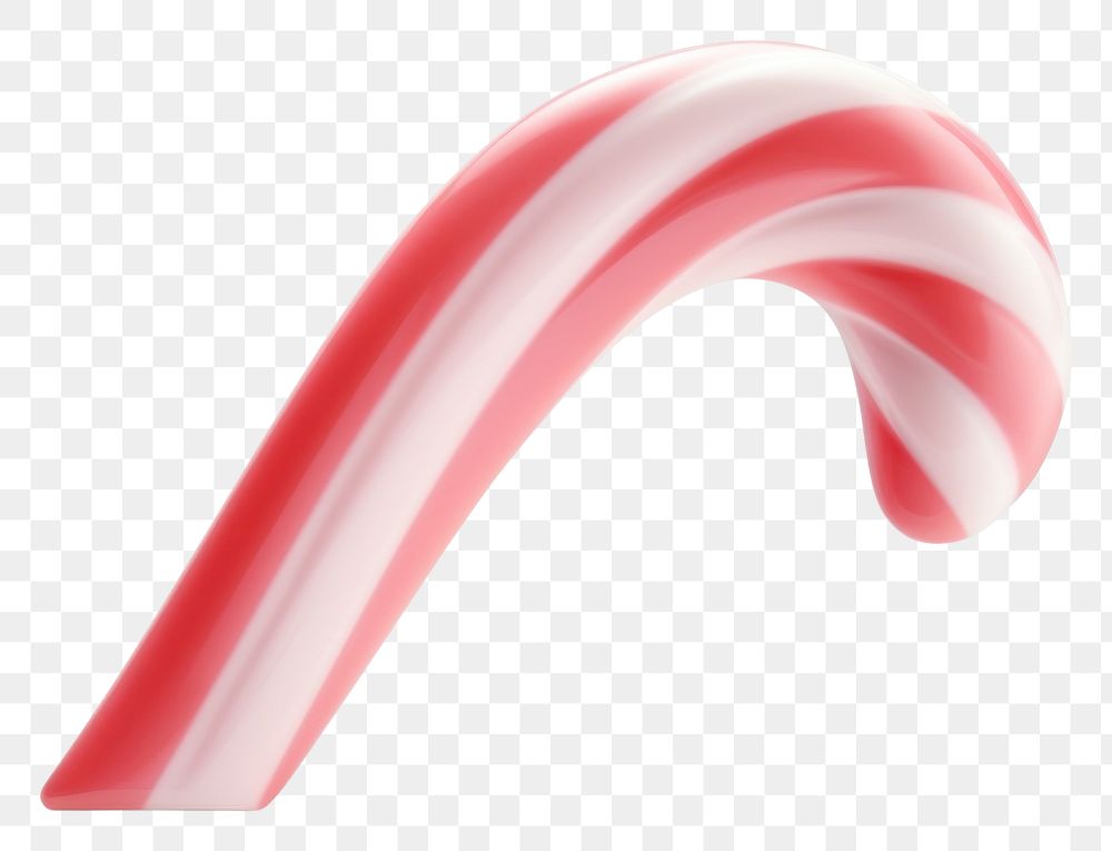 PNG  Pastel candy cane shape white background confectionery.