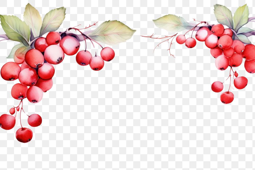 PNG Cherry grapes fruit plant.