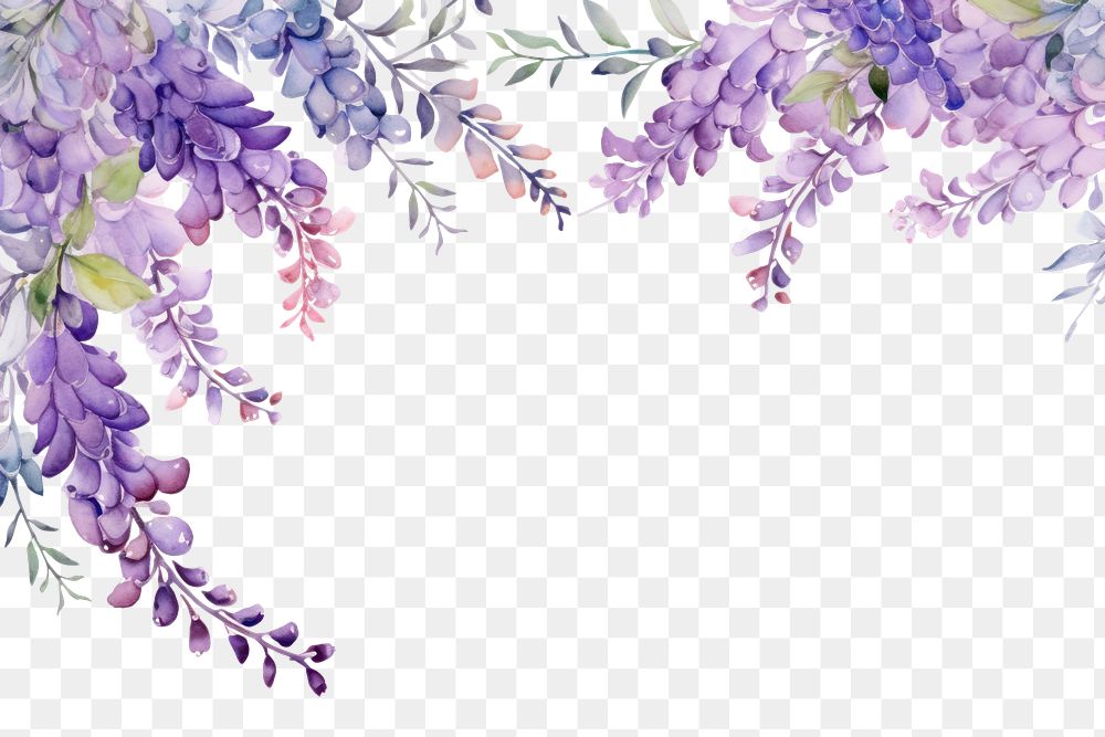 PNG Lavender blossom pattern flower