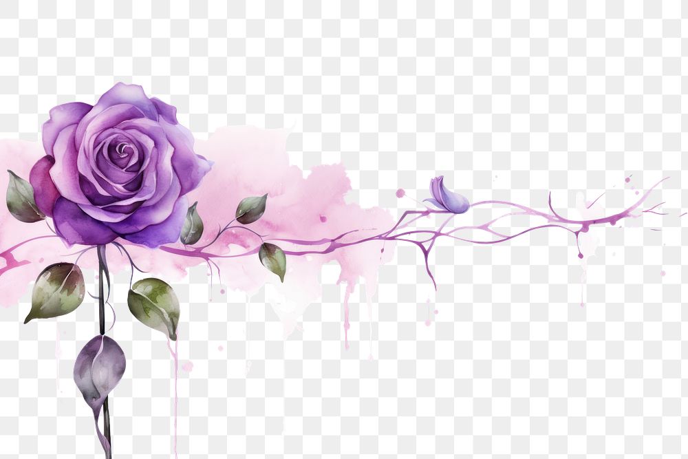 PNG Blossom flower purple plant
