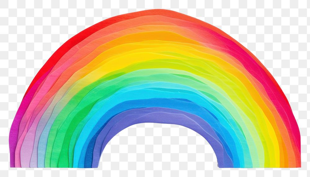PNG A rainbow white background creativity spectrum