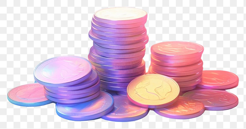 PNG  Coin money illuminated investment.