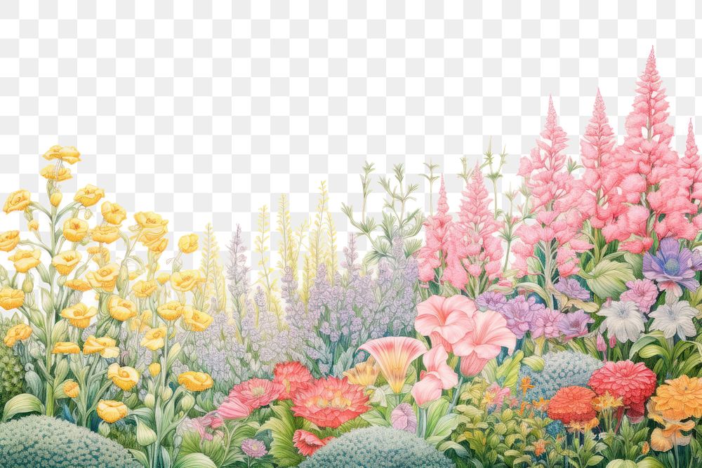 PNG English garden backgrounds outdoors blossom