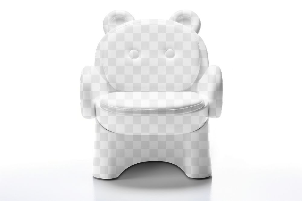 Baby chair png mockup, transparent design