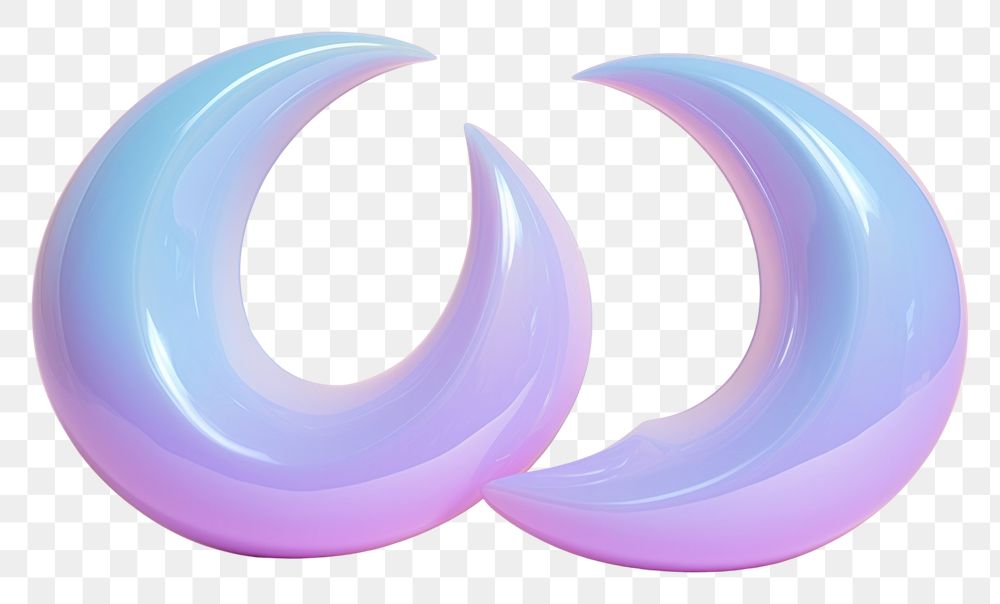 PNG  Pastel crescent moon electronics astronomy outdoors.