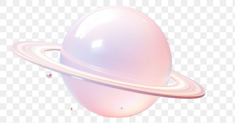PNG  Saturn sphere planet space.