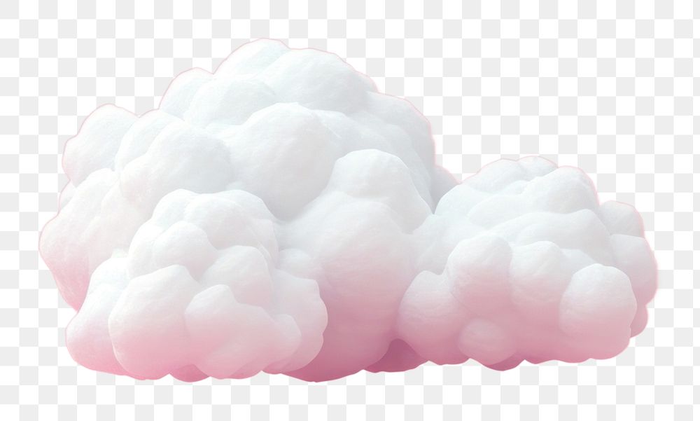 PNG 3d render icon of cloud nature fireworks outdoors.