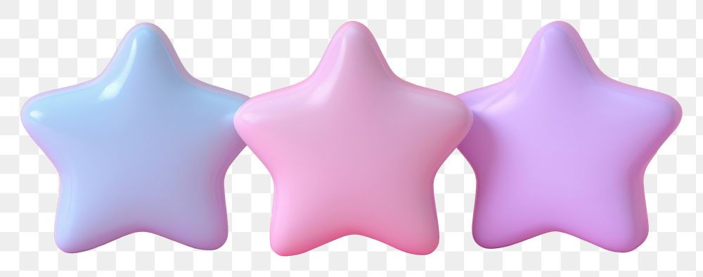 PNG 3d render icon of star echinoderm decoration starfish.