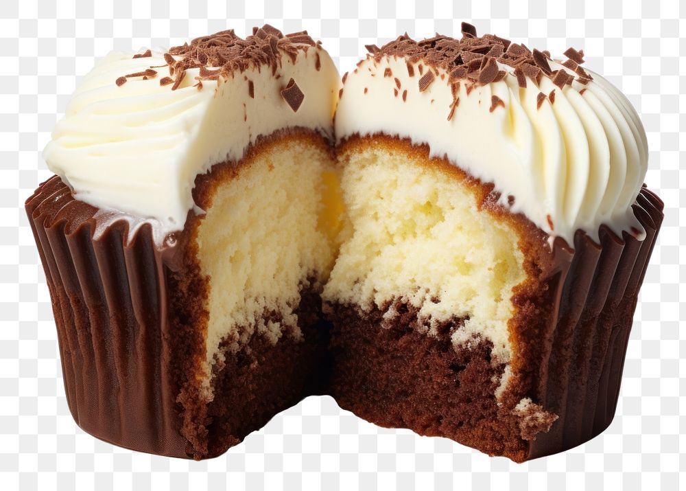 PNG  Cupcake dessert icing cream.