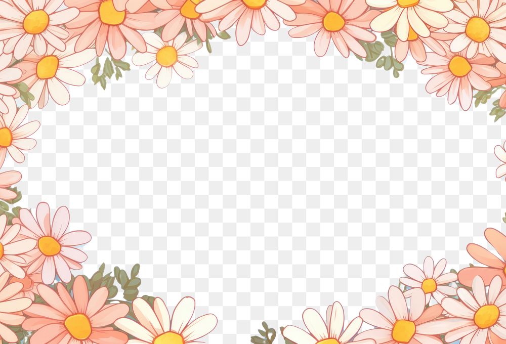 PNG Daisy backgrounds outdoors pattern. AI generated Image by rawpixel.