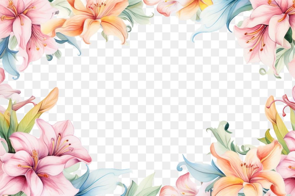 PNG  Flower pattern petal plant. AI generated Image by rawpixel.