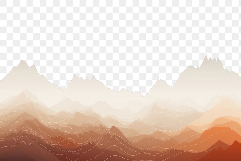 PNG Mountain line horizontal border backgrounds landscape outdoors.