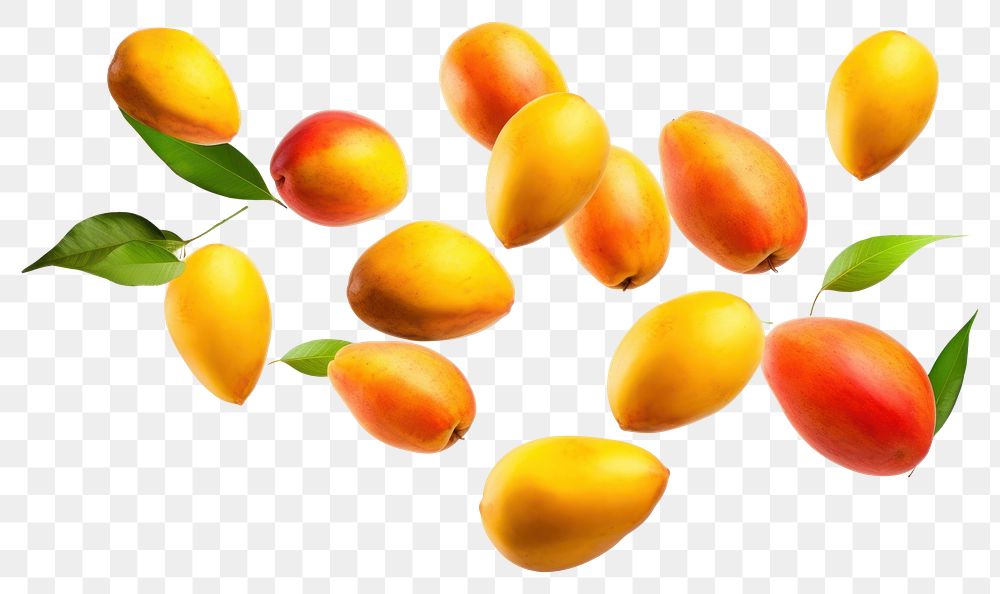 PNG Mangoes apricot fruit plant.