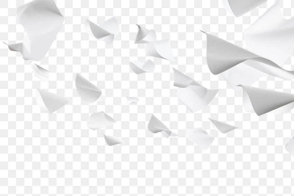 PNG Pieces of papers backgrounds white white background.
