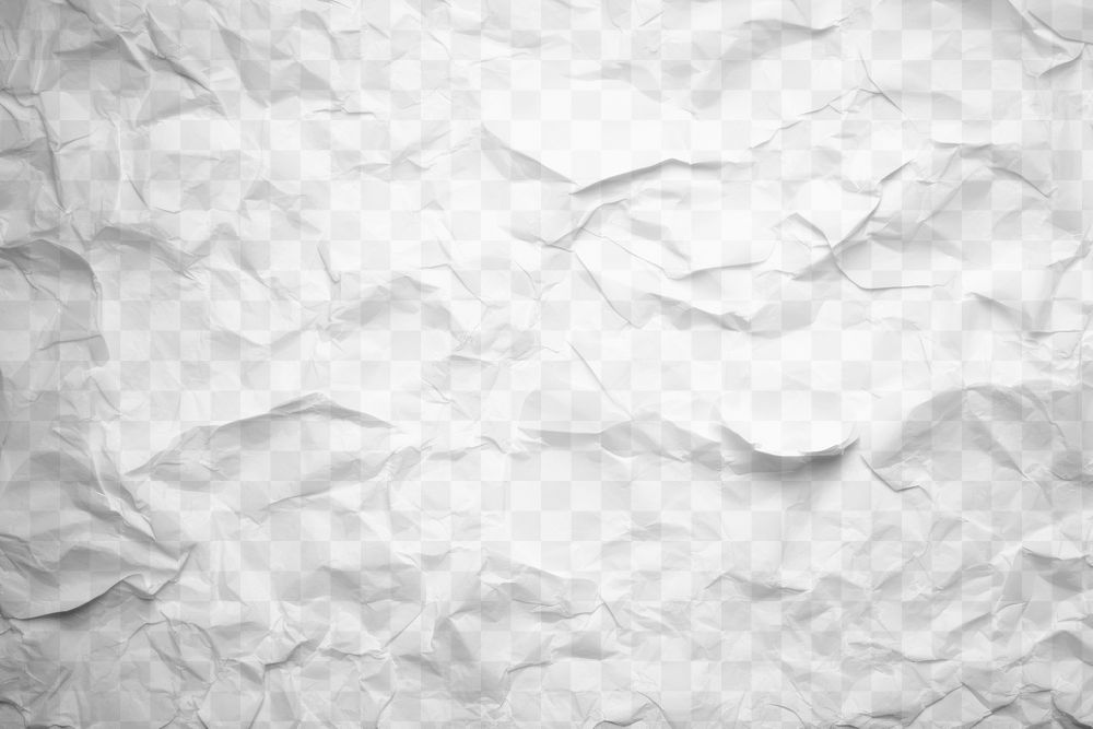 PNG  Paper Texture white backgrounds crumpled. AI generated Image by rawpixel.