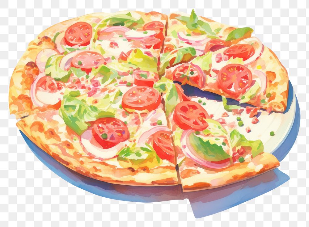 PNG  Pizza food mozzarella pepperoni.
