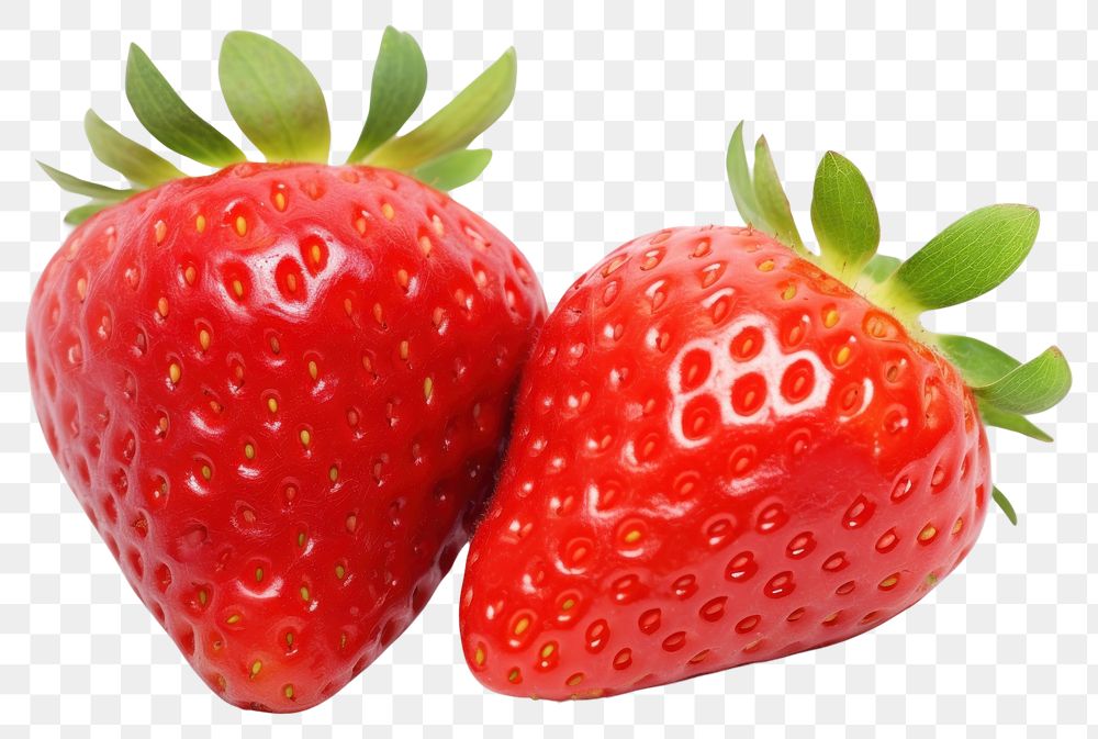 PNG Ripe strawberry fruit plant food.