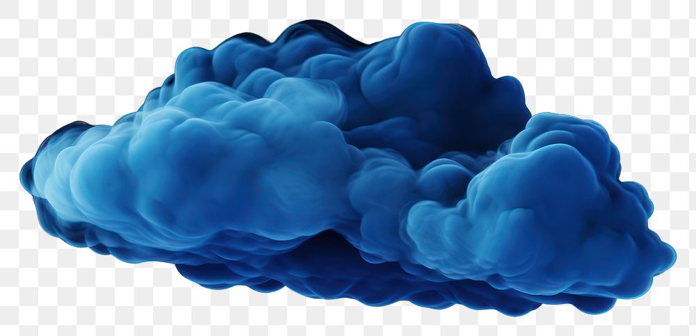 PNG Deep blue cloud black background darkness. AI generated Image by rawpixel.