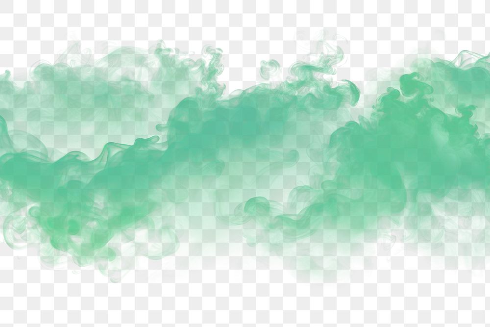 PNG Deep green backgrounds smoke cloud. AI generated Image by rawpixel.