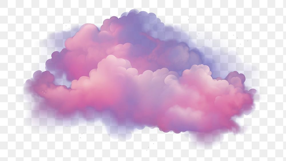 PNG Pink and purple pastel cloud backgrounds nature. AI generated Image by rawpixel.