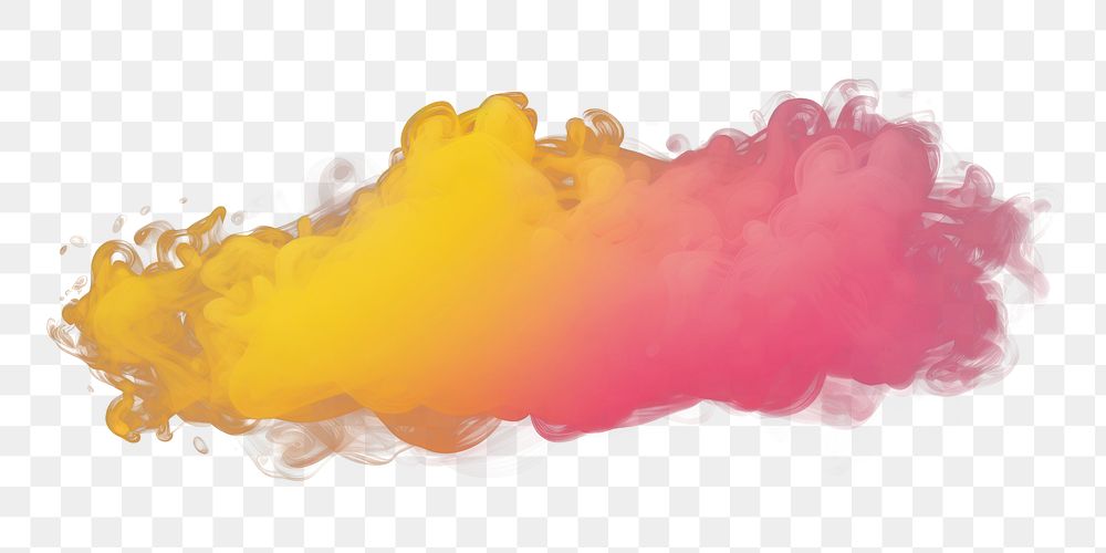 PNG Pink and yellow smoke black background creativity. AI generated Image by rawpixel.
