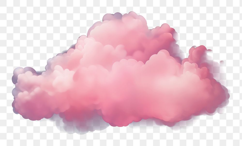 PNG Pink pastel cloud nature smoke. AI generated Image by rawpixel.