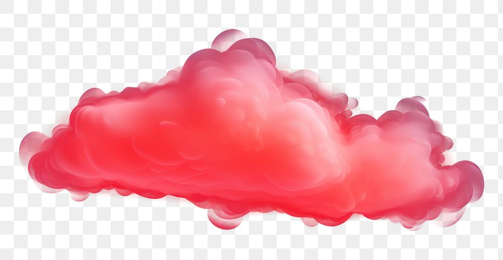 PNG Red pastel cloud smoke black background. AI generated Image by rawpixel.