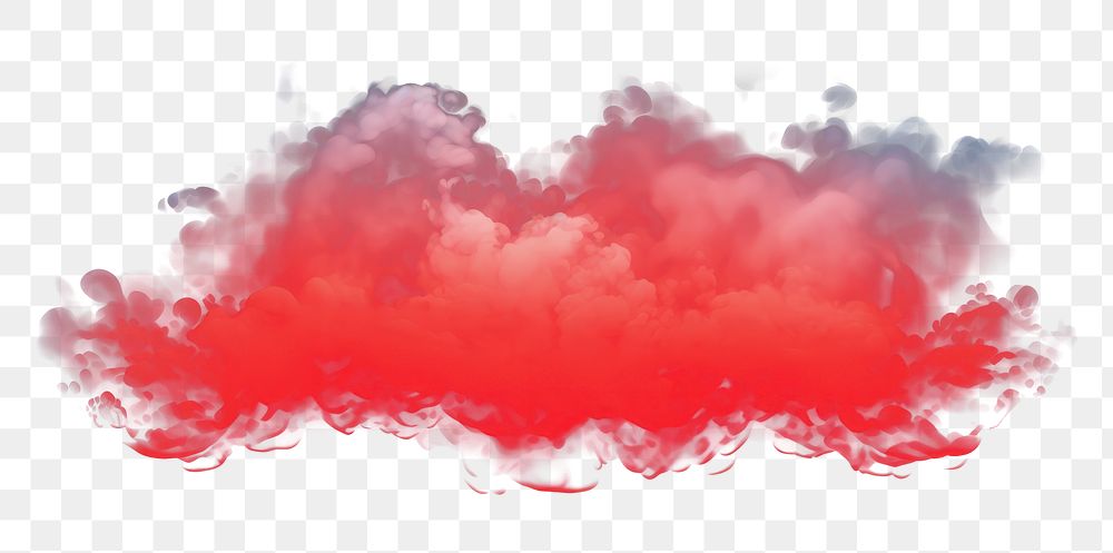PNG Red pastel smoke cloud night. AI generated Image by rawpixel.