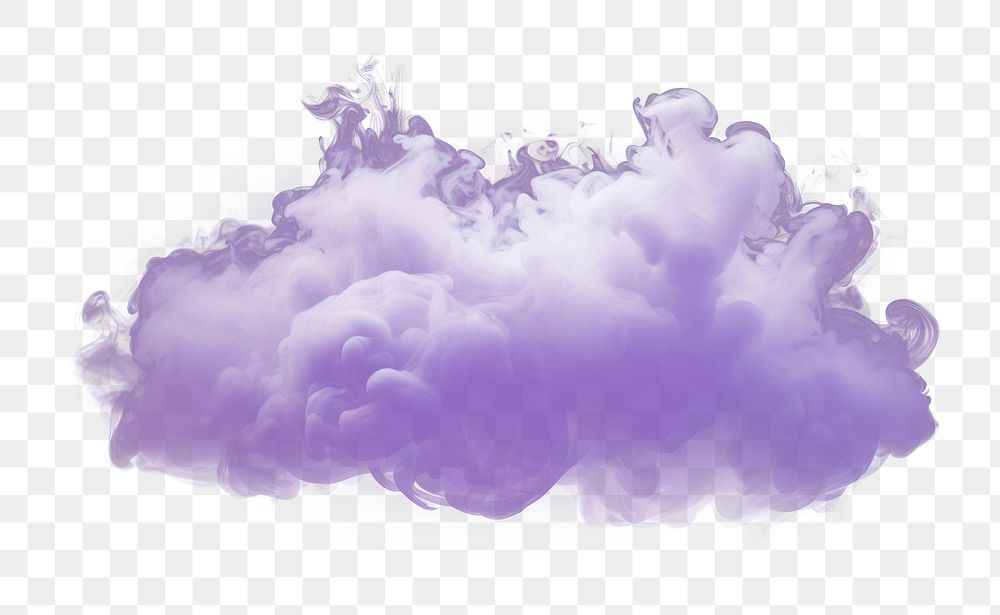 PNG White and purple cloud smoke black background. AI generated Image by rawpixel.