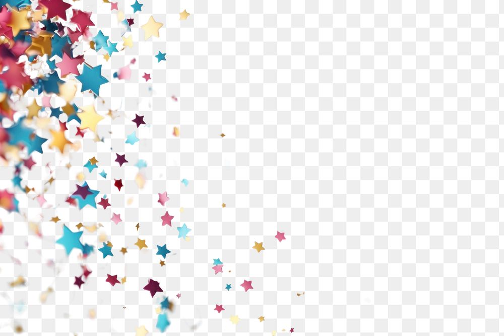 PNG  Confetti backgrounds celebration copy space. AI generated Image by rawpixel.