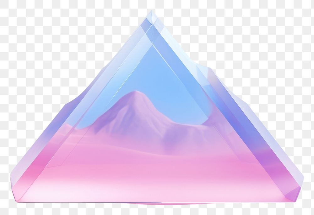 PNG Mountain white background simplicity triangle.