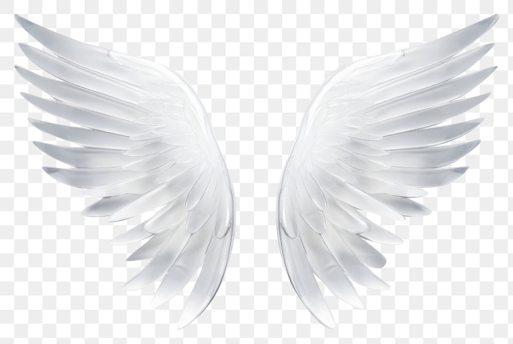 PNG  Angel wing icon white archangel feather