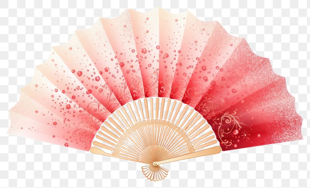 PNG  Chinese red traditional fan white background invertebrate umbrella.