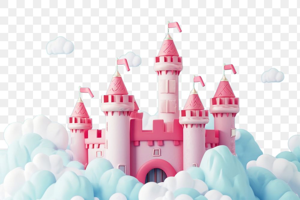 PNG  Cute castle fantasy background architecture building outdoors.