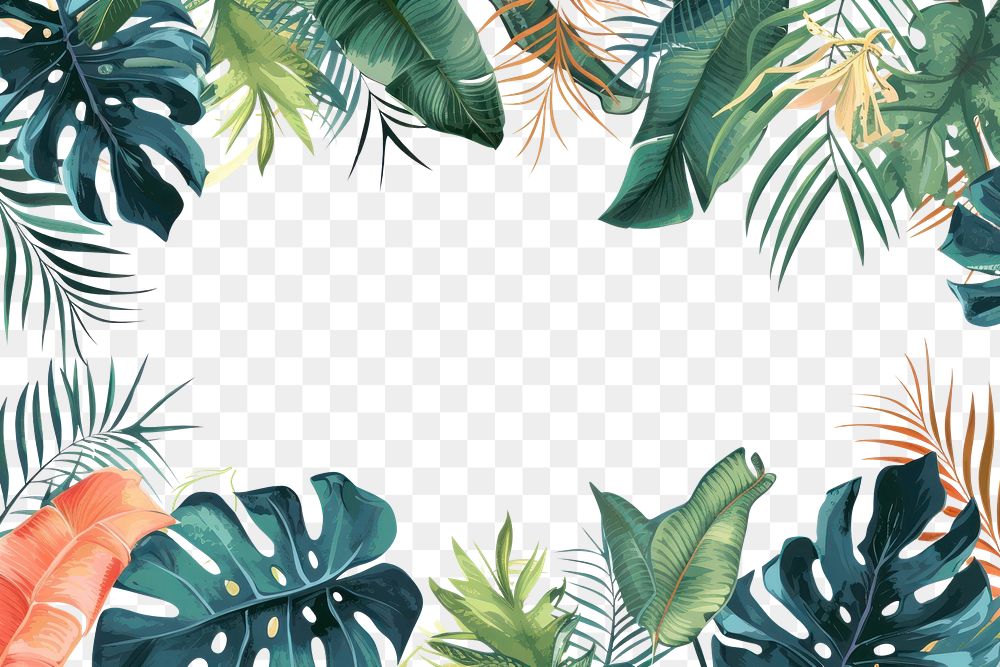 PNG  Abstract tropical plant backgrounds tropics nature.